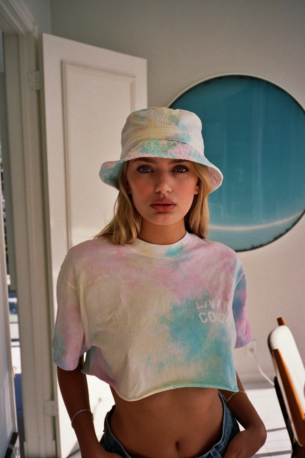 WAVY BUCKET HAT PASTEL TIE DYE