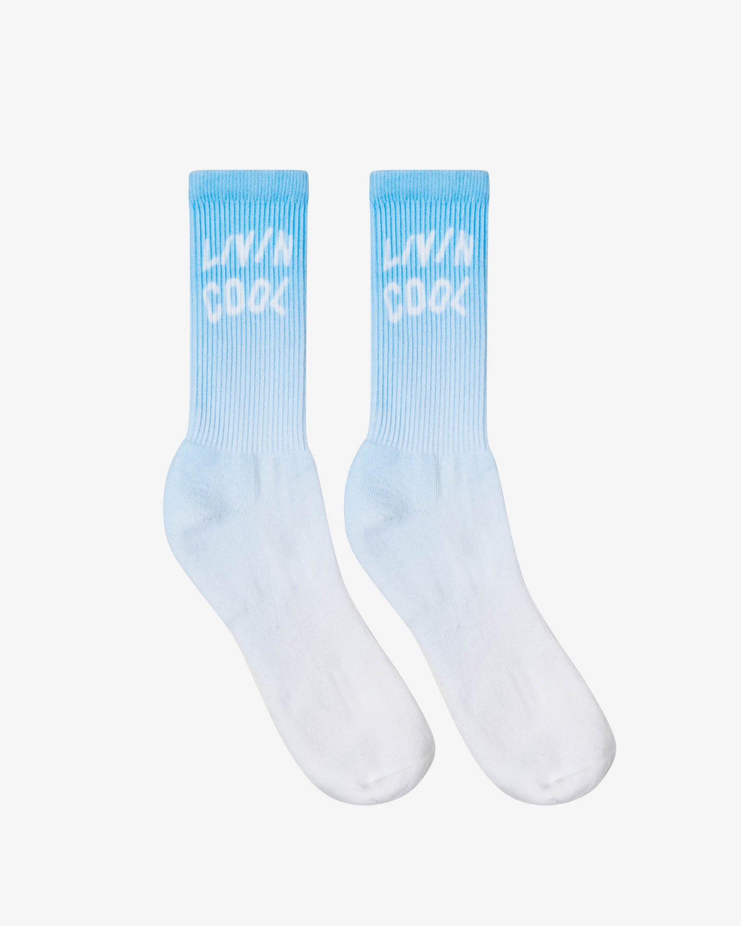 WAVY SOCKS BLUE GRADIENT