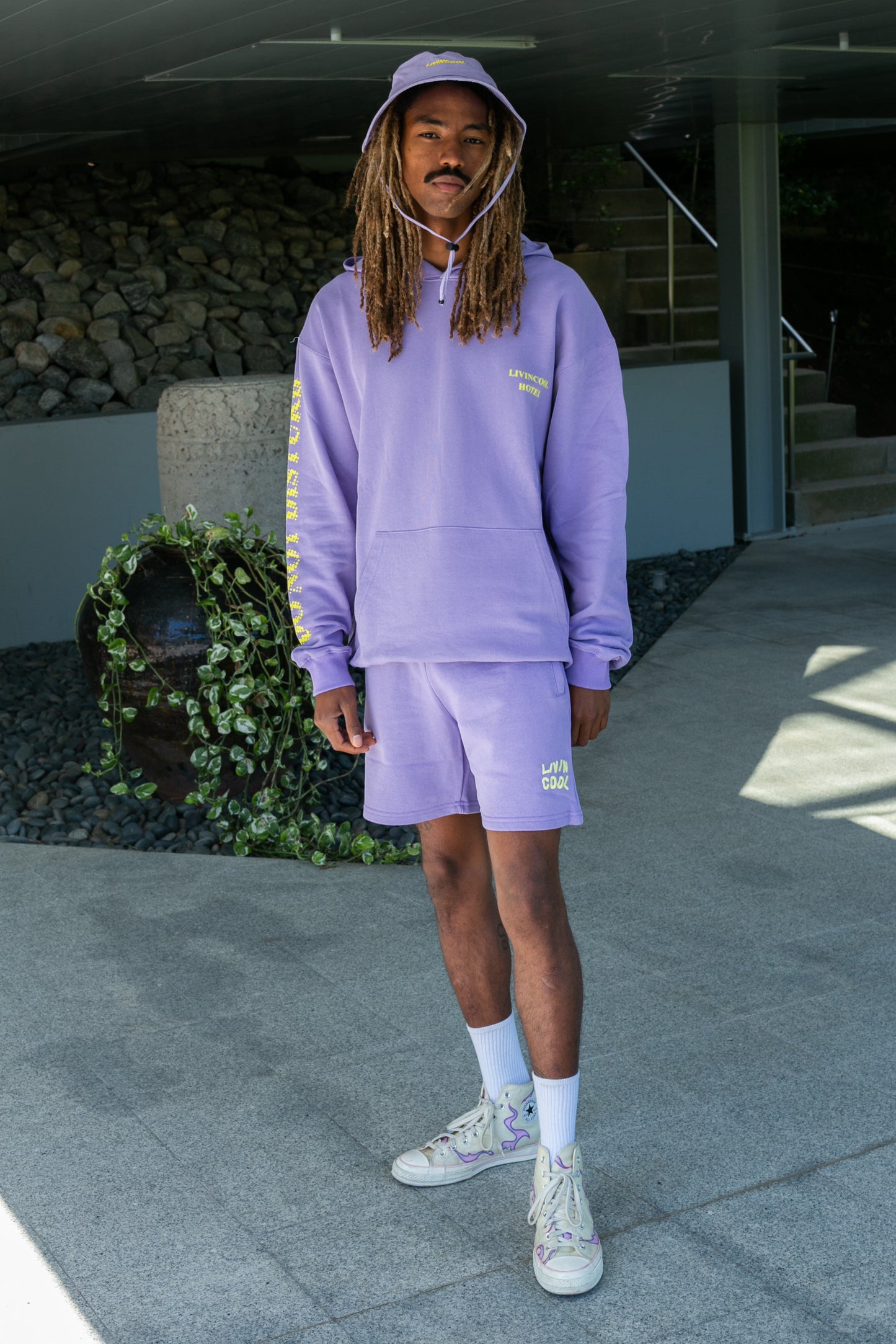 HOTEL HOODIE LILAC