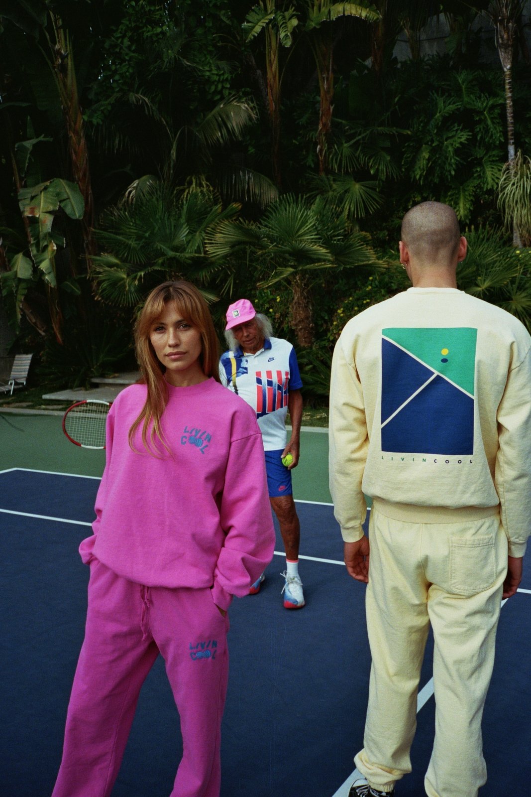 TENNIS CLUB SWEATPANTS PINK