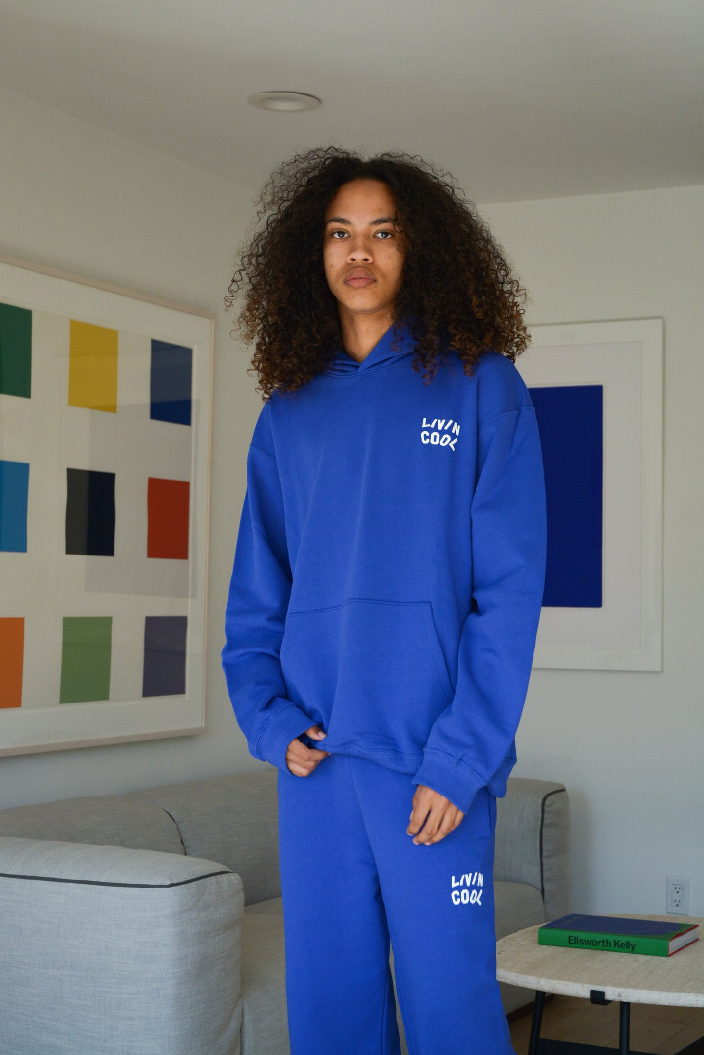 WAVY HOODIE ROYAL BLUE