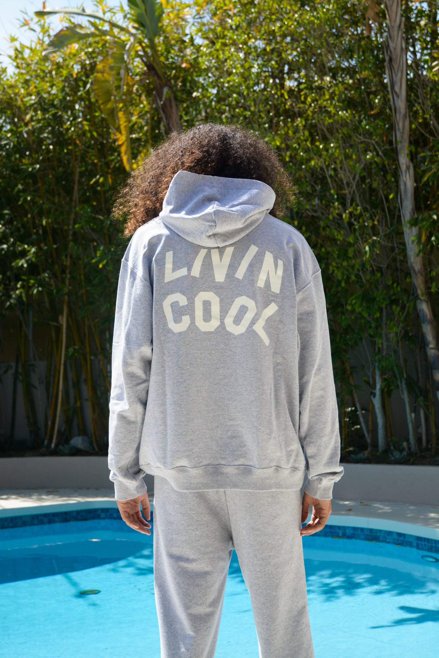 WAVY HOODIE HEATHER GREY