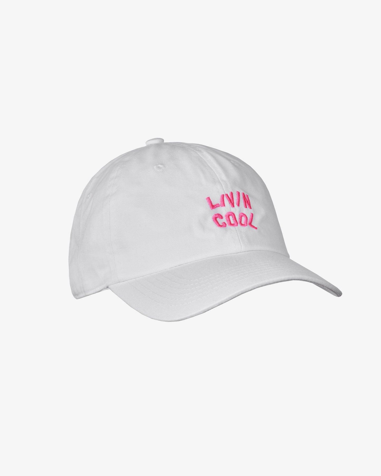 WAVY CAP WHITE/HOT PINK