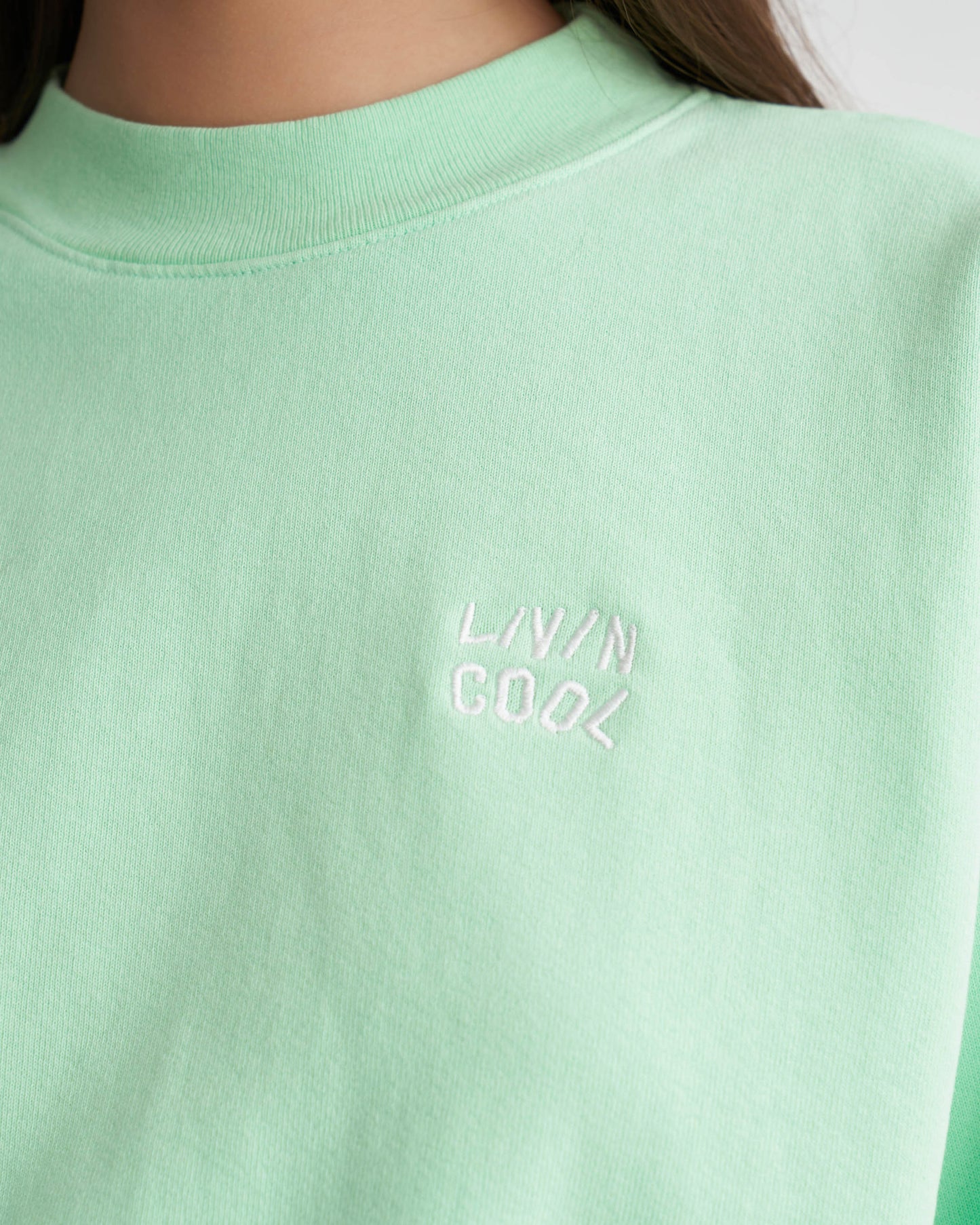 ESSENTIAL WOMEN'S CREWNECK SWEATSHIRT MINT