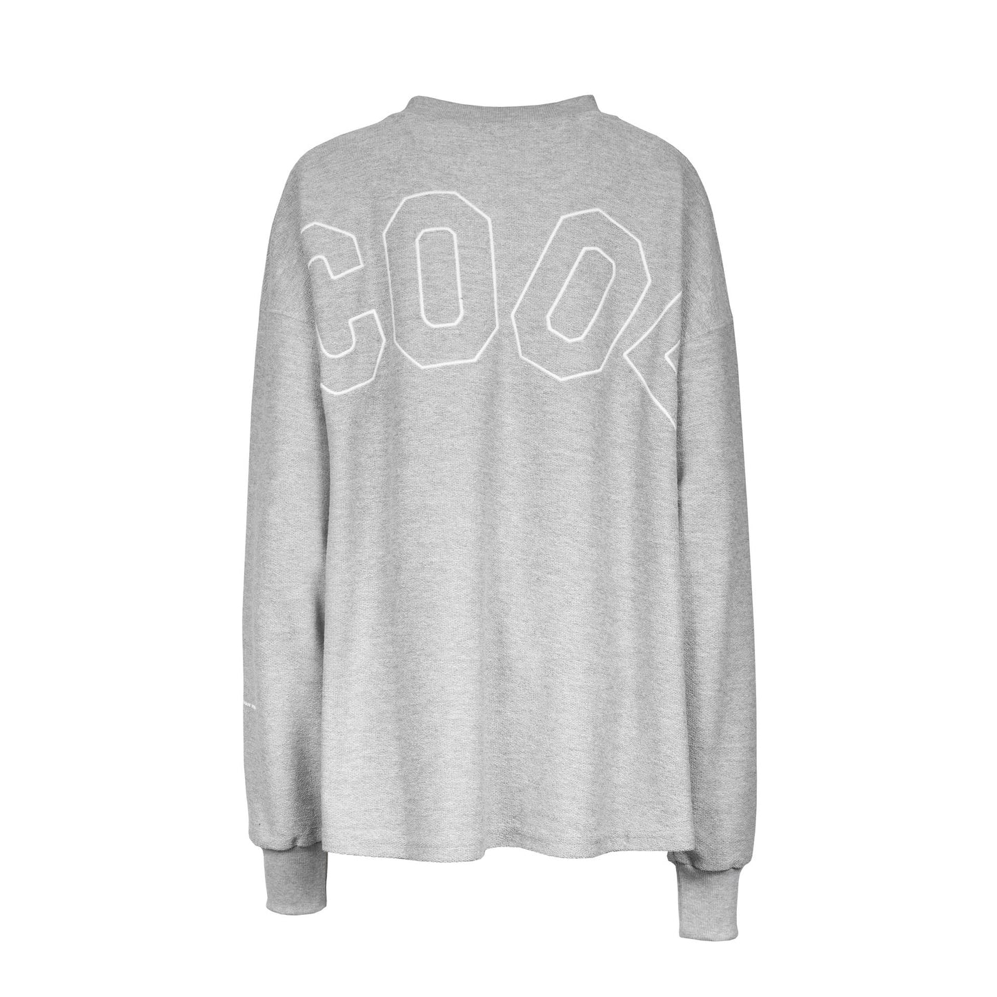 BIG WAVY LOGO SWEATSHIRT GREY