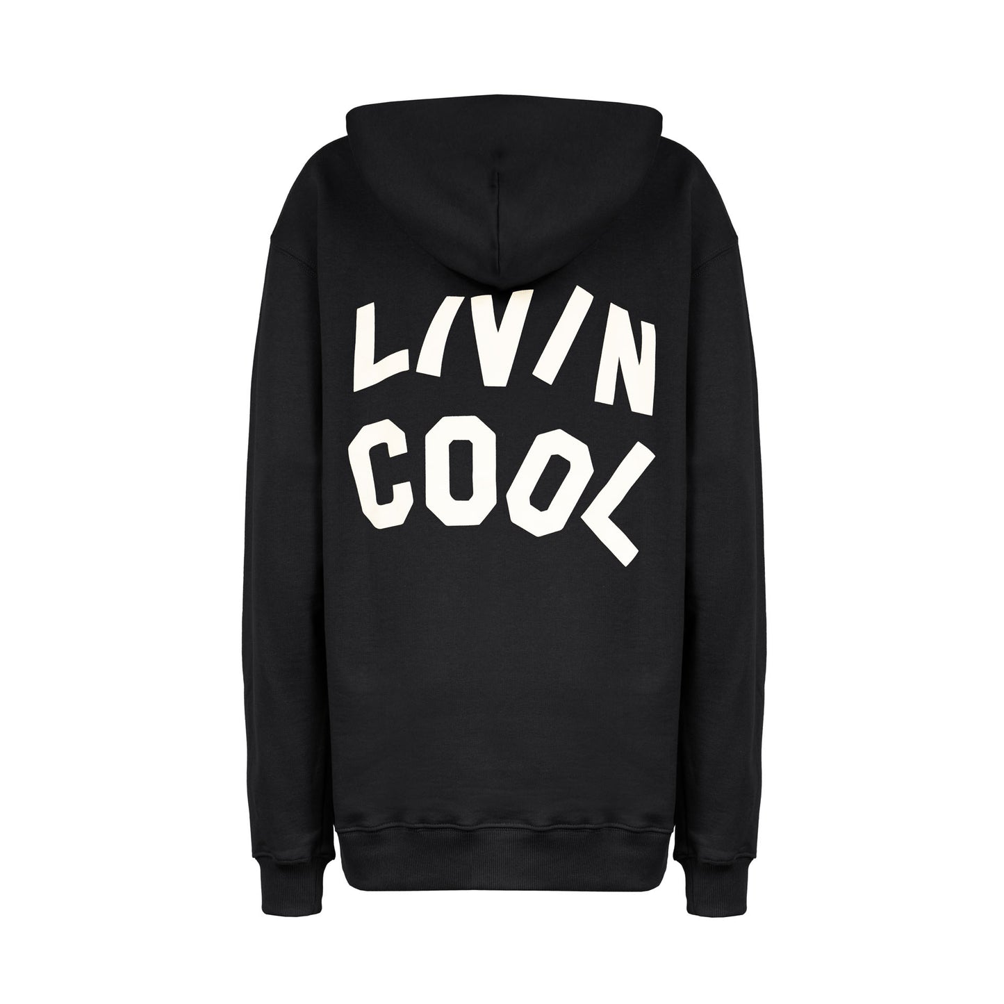 WAVY LOGO HOODIE BLACK