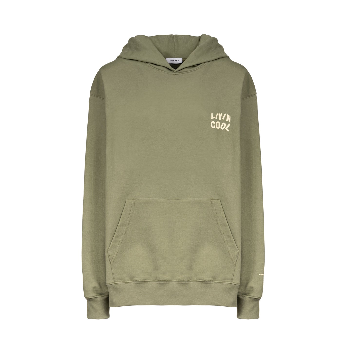 WAVY LOGO HOODIE MILITARY GREEN