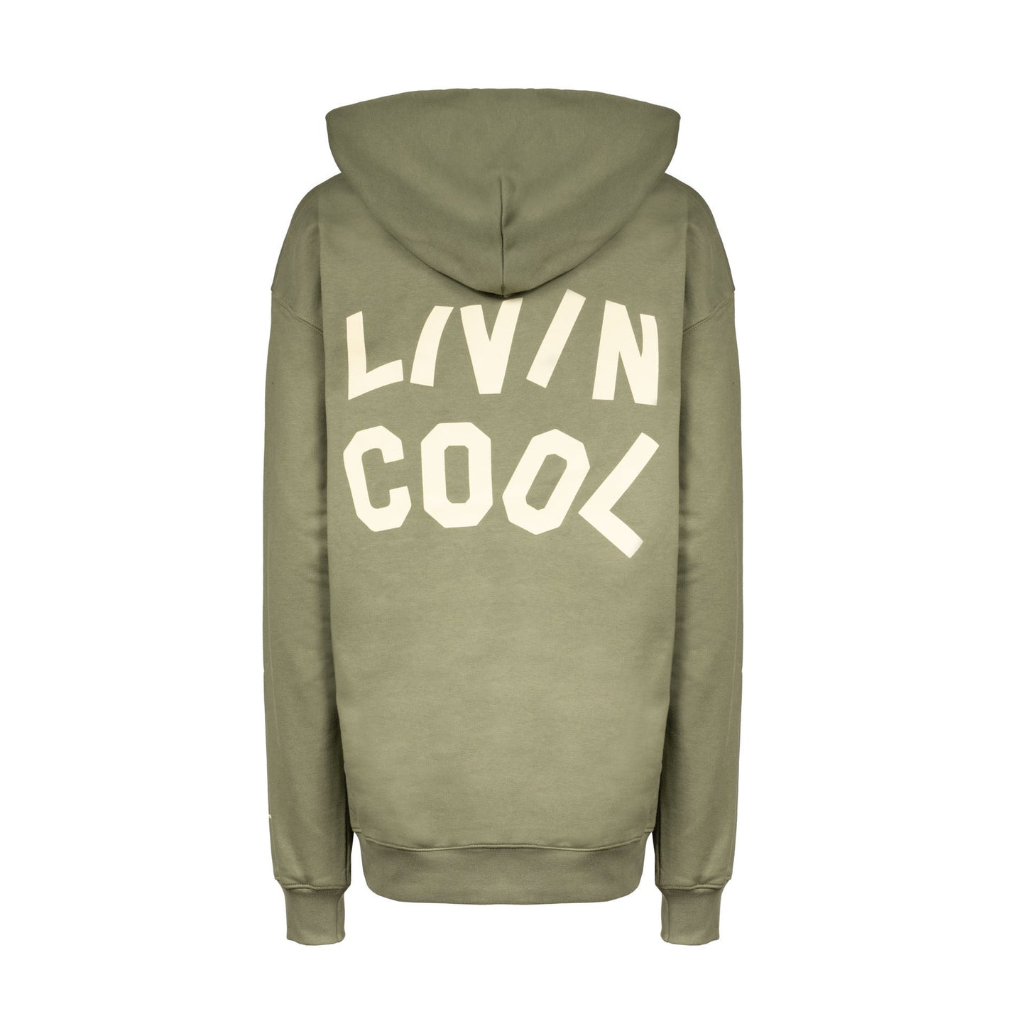 WAVY LOGO HOODIE MILITARY GREEN