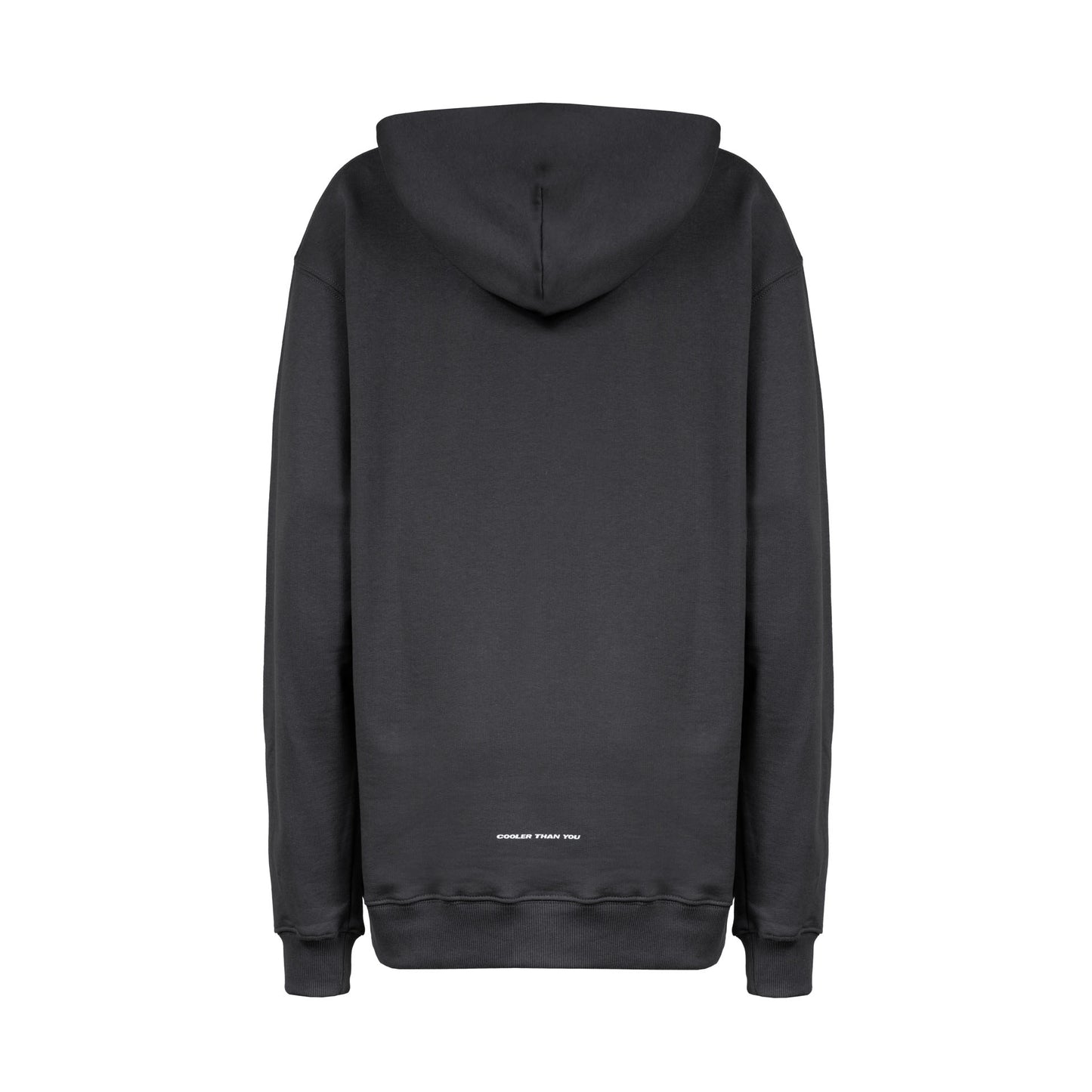 HOODIE WAVY LOGO DARK GREY