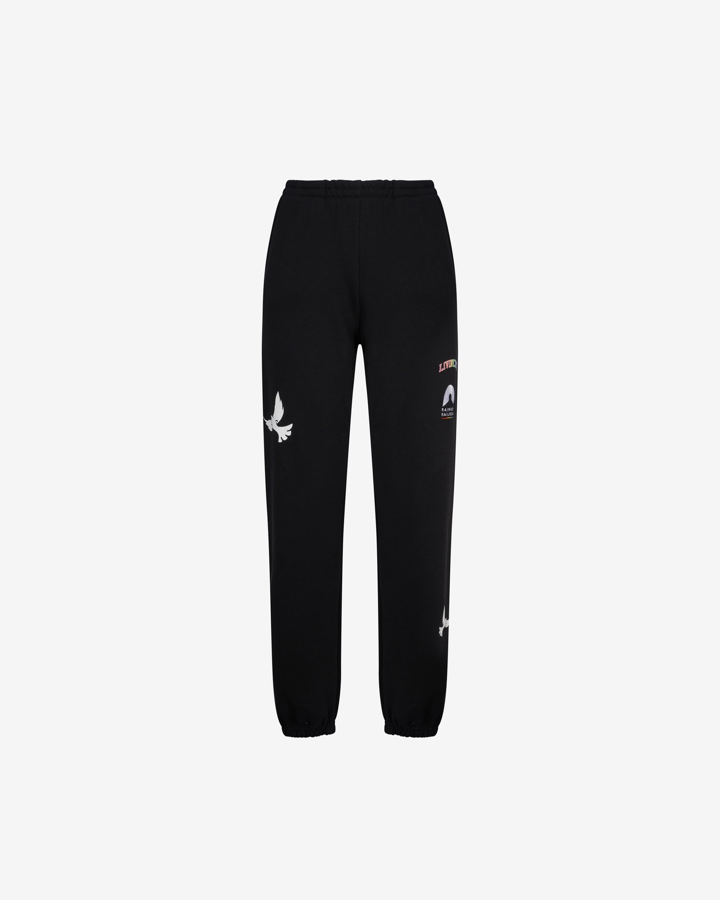 RAINBOW RAILROAD SWEATPANTS BLACK