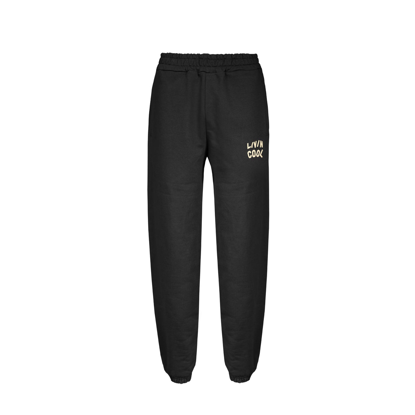 WAVY LOGO PANTS BLACK