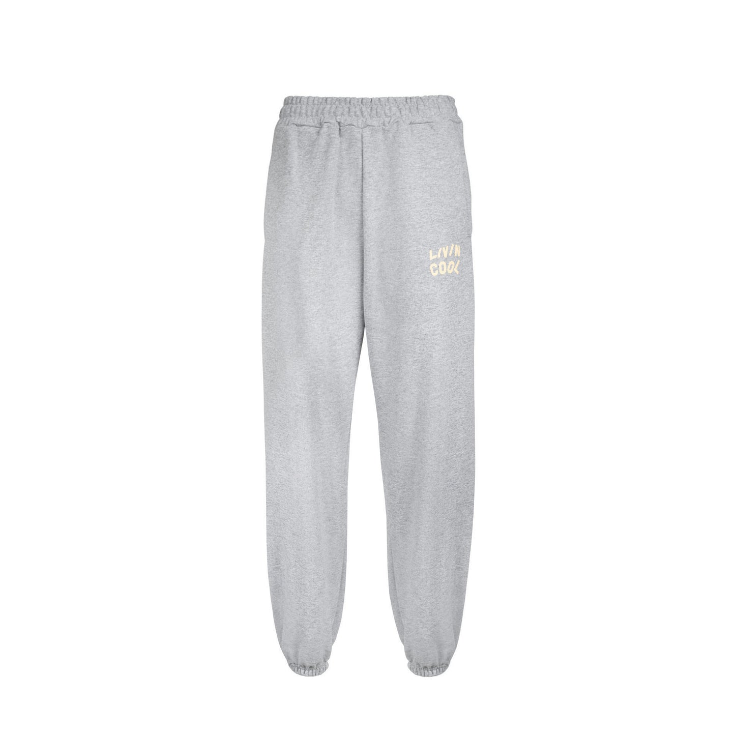 WAVY LOGO PANTS HEATHER GREY