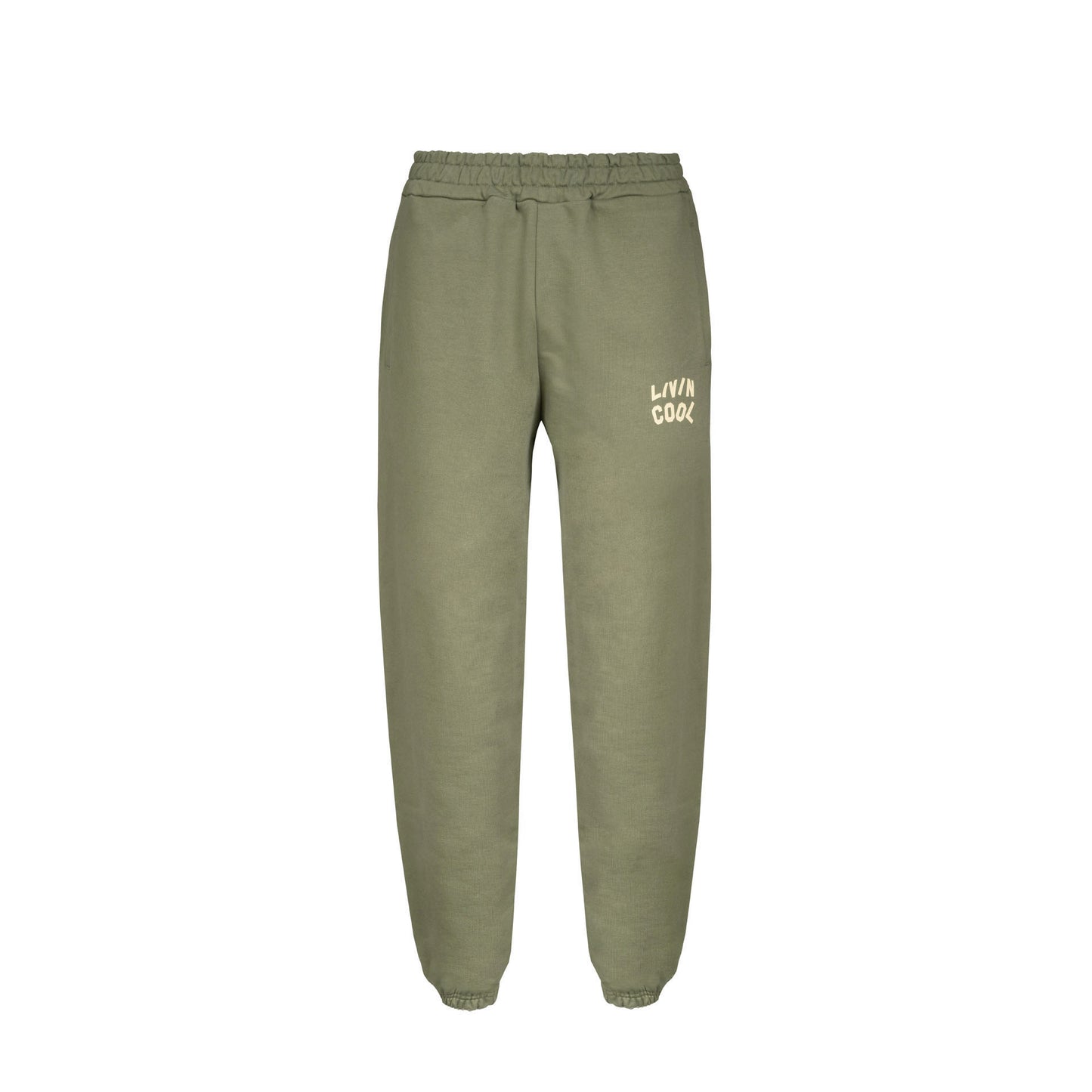 WAVY LOGO PANTS MILITARY GREEN