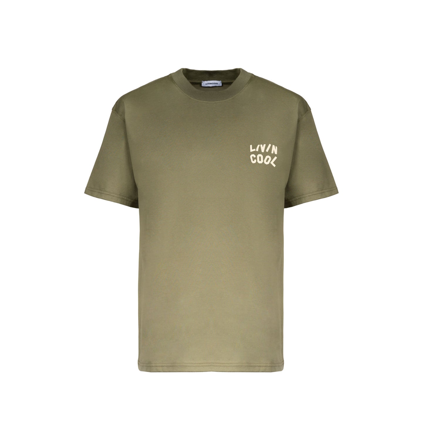 WAVY LOGO T-SHIRT MILITARY GREEN