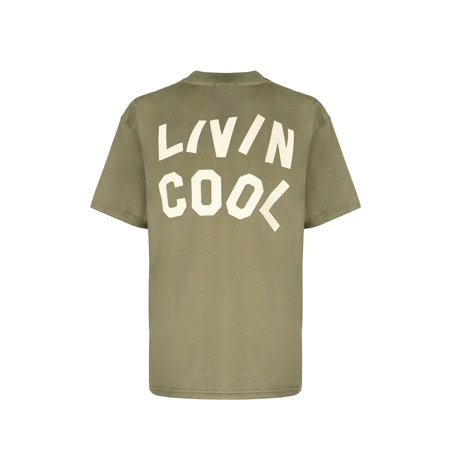 WAVY LOGO T-SHIRT MILITARY GREEN