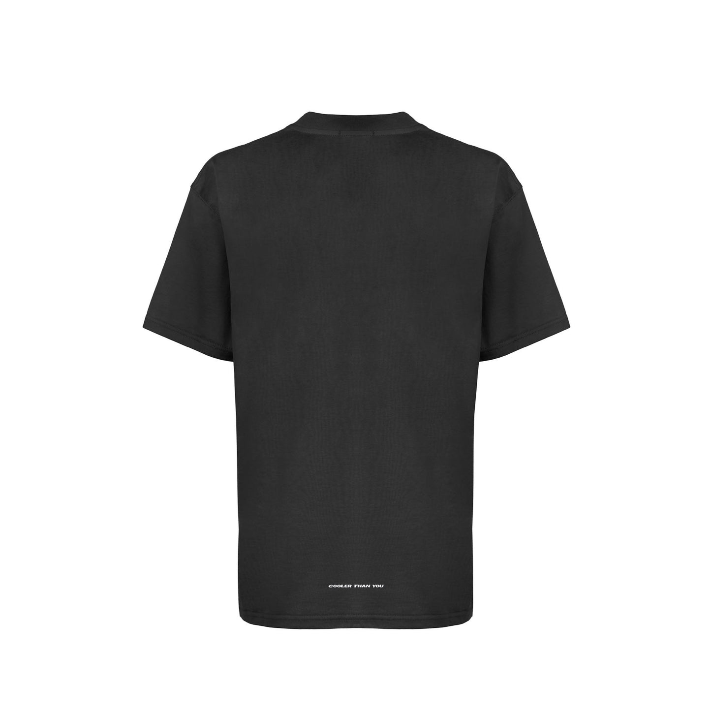 TSHIRT WAVY LOGO EMBROIDERED DARK GREY