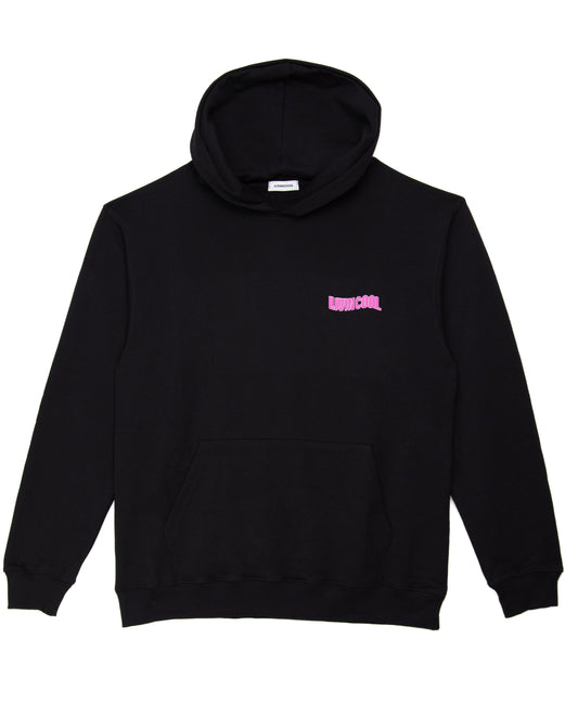 FLAMINGO HOODIE BLACK