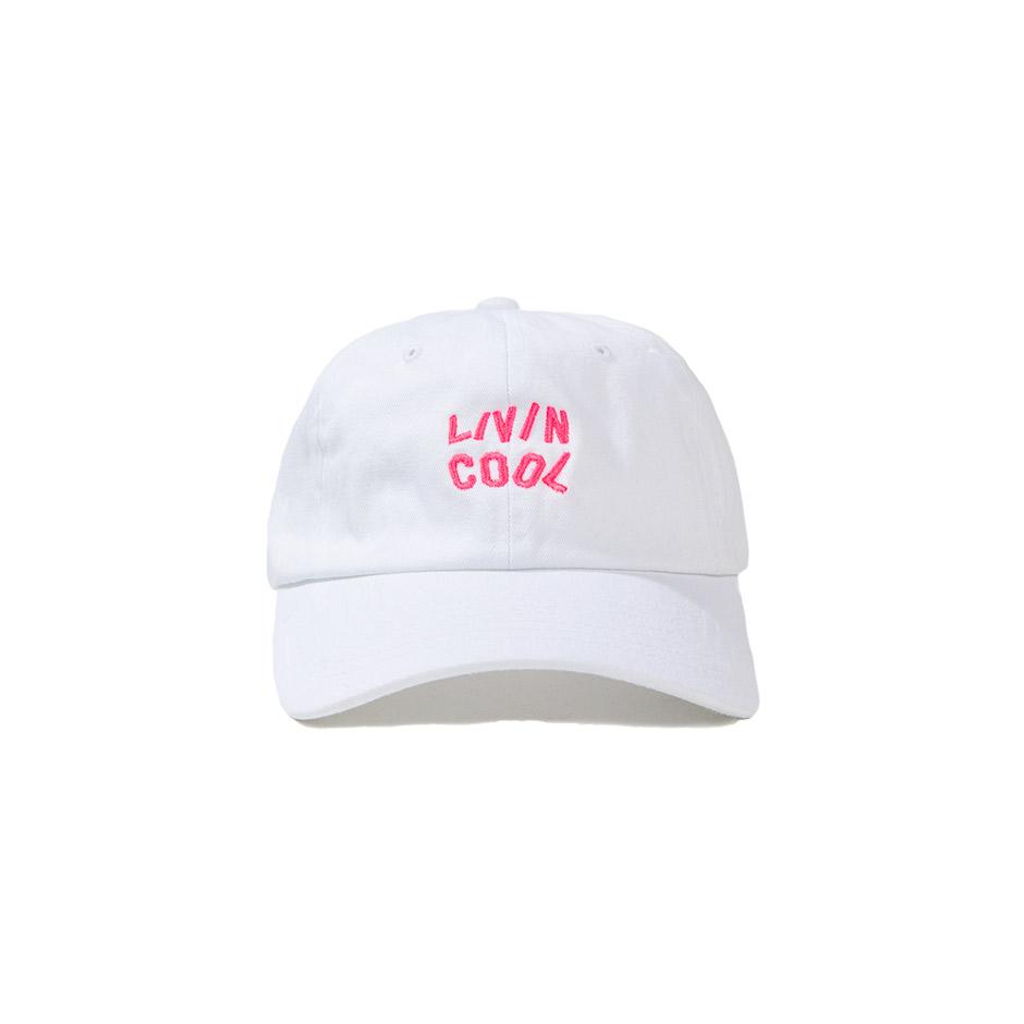 WAVY CAP WHITE/HOT PINK